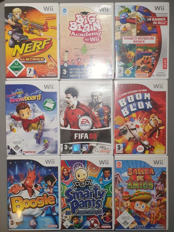 Nintendo Wii Game Set (9 Stk) Kaufen auf Ricardo