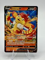 Pokémon Simisear Grillchita V Holo | Brilliant Stars 027/172