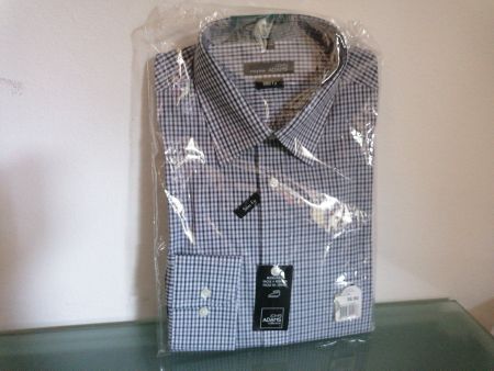 John Adams Hemd easy iron slim fit Gr. S 100% Baumwolle