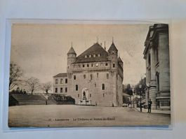 Ancienne CP de Lausanne  - Le Château 1900