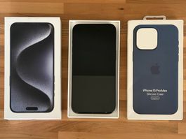 iPhone 15 Pro Max Blue Titanium 256 GB