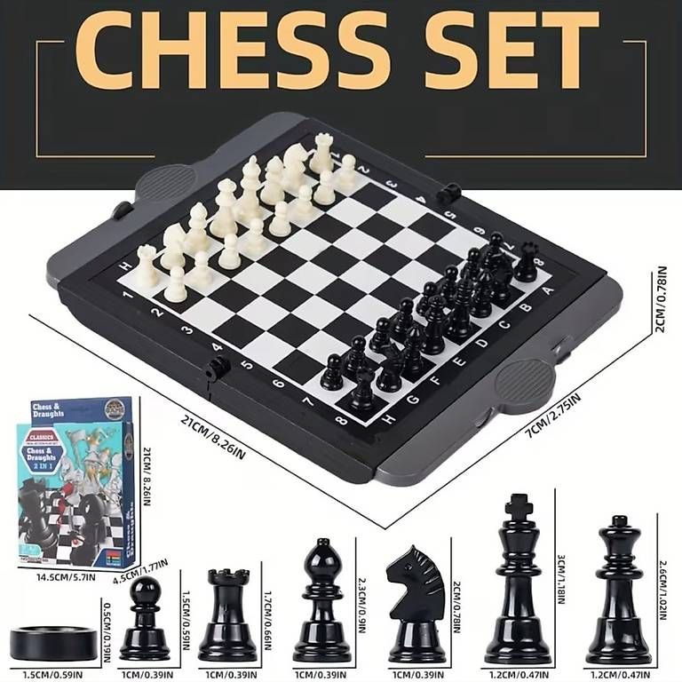 Spiele: Neues 2-in 1 Set Schach und Dame Set – Neu und originalverpackt aus Altenrhein von marcow313