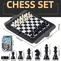 Neues 2-in 1 Set Schach und Dame Set