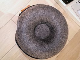 Kuscheliges Katzenbett, Filz Höhle, Donut Bett