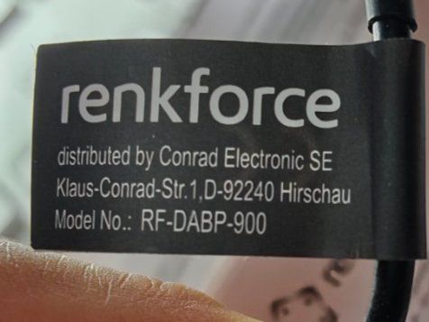 Radiocomunicazione: Renkforce RF-DABP-900 DAB-Universal-Antenne – Nuovo e nell'imballaggio originale da Wettingen venduto da Sheriff9 2