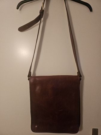 Damen Umhängetasche aus Leder, farbe braun