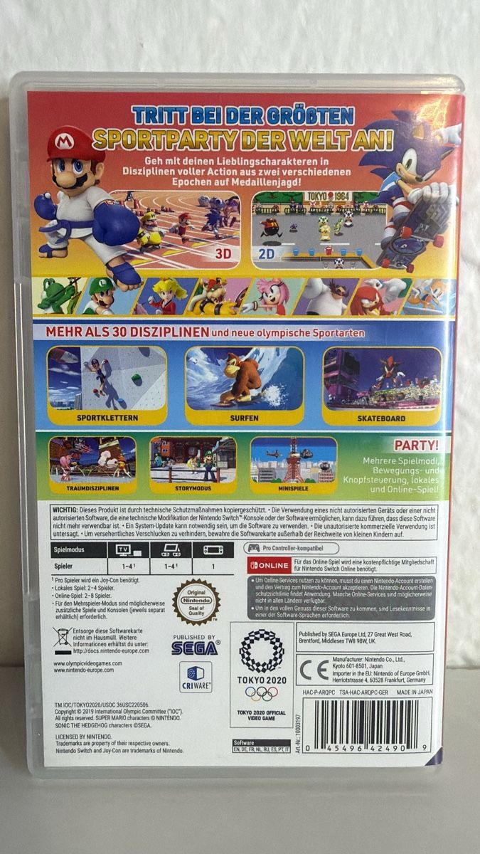 Nintendo Giochi: Mario & Sonic at the Olympic Games: Tokyo 2020, Switch – Usato da Ehrendingen venduto da bubulence 1