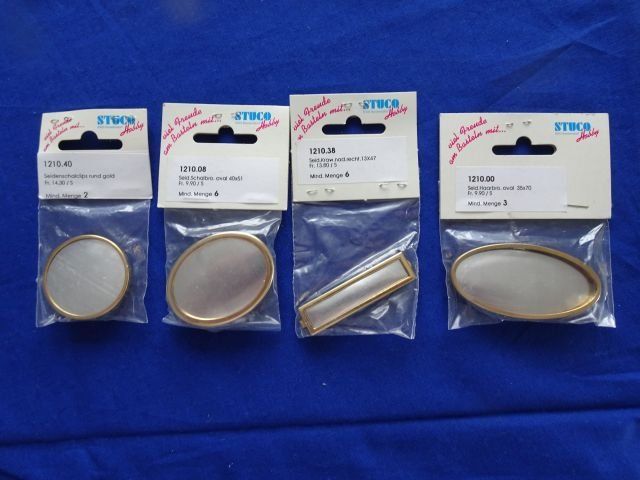 Kit bricolage: Basteln. NEU Broschen, Krawattenhalter. – Nuovo e nell'imballaggio originale da Berikon venduto da Ponderoso 2
