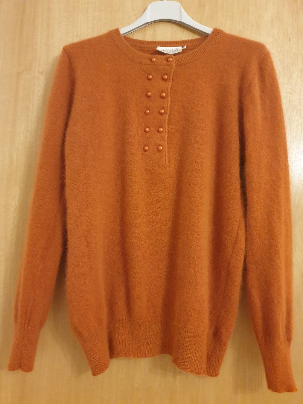 Pullover & Sweatshirts: Pull vintage, M, brique, angora, très bon état – Gebraucht aus Neuchâtel von Verenas12