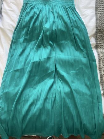 Gorgeous Summer Maxi Skirt Pant - Pleated & Flowy, Size S