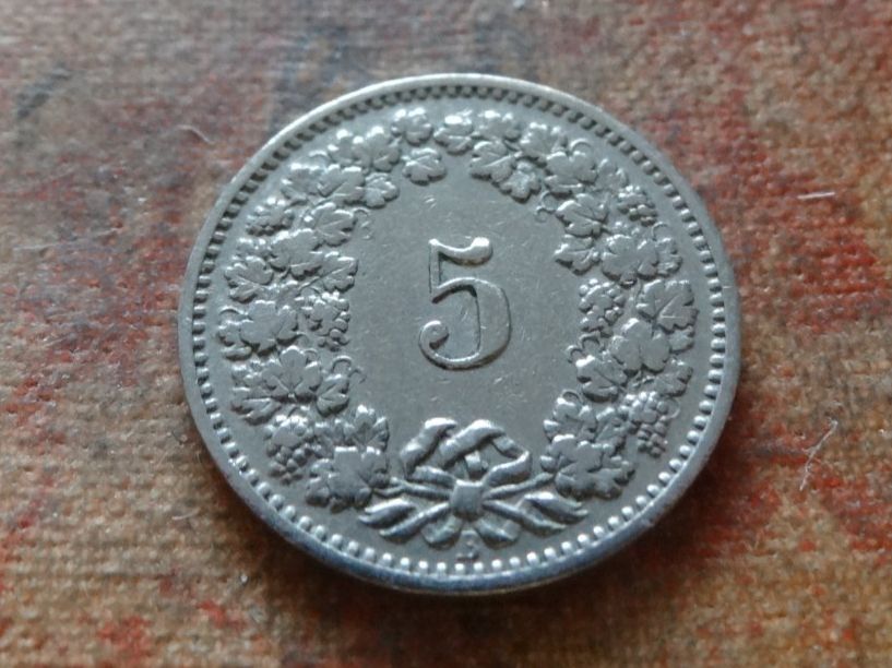 Tutti le monete: 5 Rp. 1914  (B) – Usato da Romanel-sur-Lausanne venduto da Swift13 1