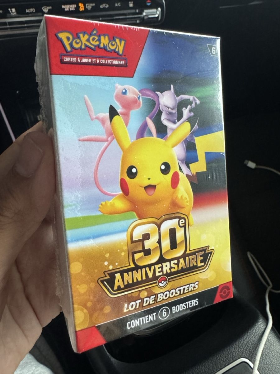 Pokémon Carte collezionabili: Pokemon 30e Anniversaire Booster Box Bundle FR – Nuovo e nell'imballaggio originale da Genève venduto da ana_8jdt