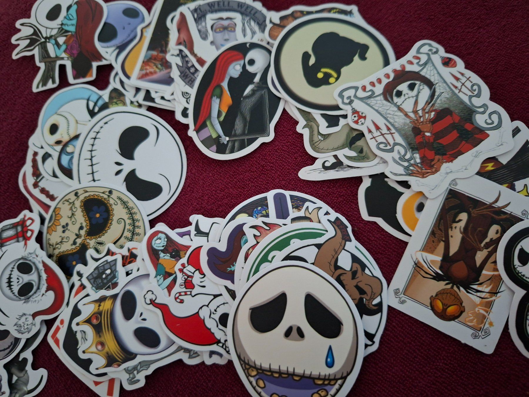 Aufkleber: 50 Sticker: Nightmare before Christmas – Neu und originalverpackt aus Baden von rocket85 2