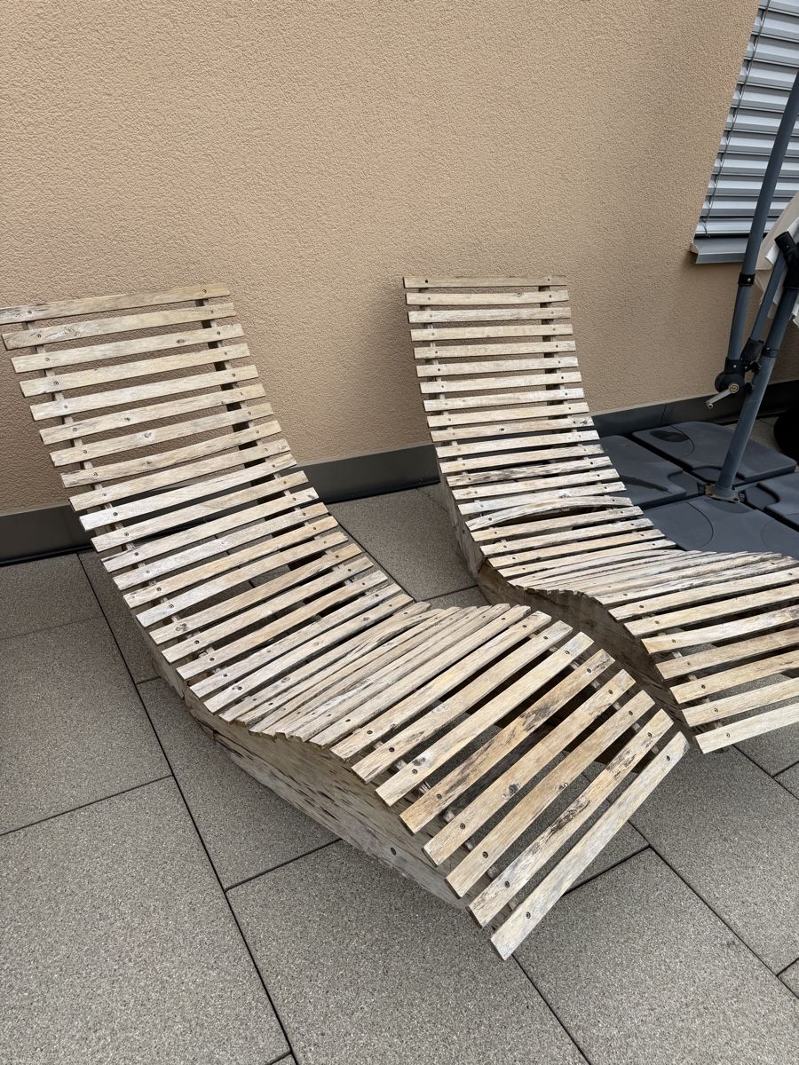 Sedie a sdraio: Liegestühle 2St. Gartenmöbel – Difettoso da Altendorf venduto da ma_am 2