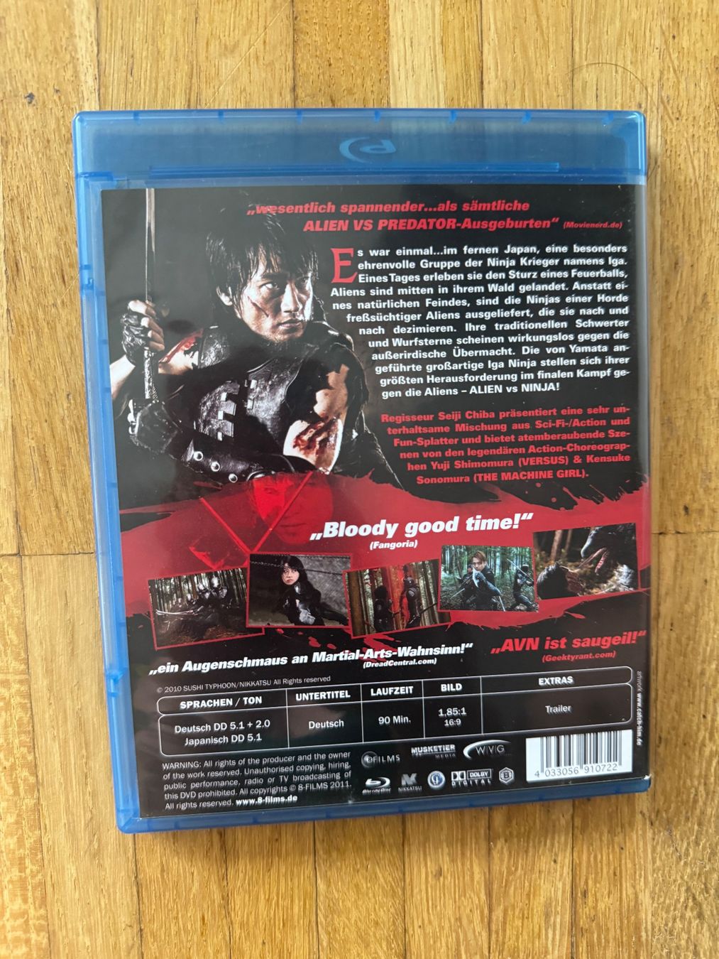 Tutti i DVDs: ALIEN VS NINJA. (BLU-RAY). RARITÄT – Usato da Basel venduto da san_2qlq 1