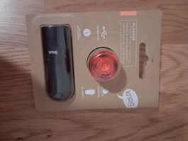 Luci bicicletta Knog Plugger USB ricaricabili nuovo