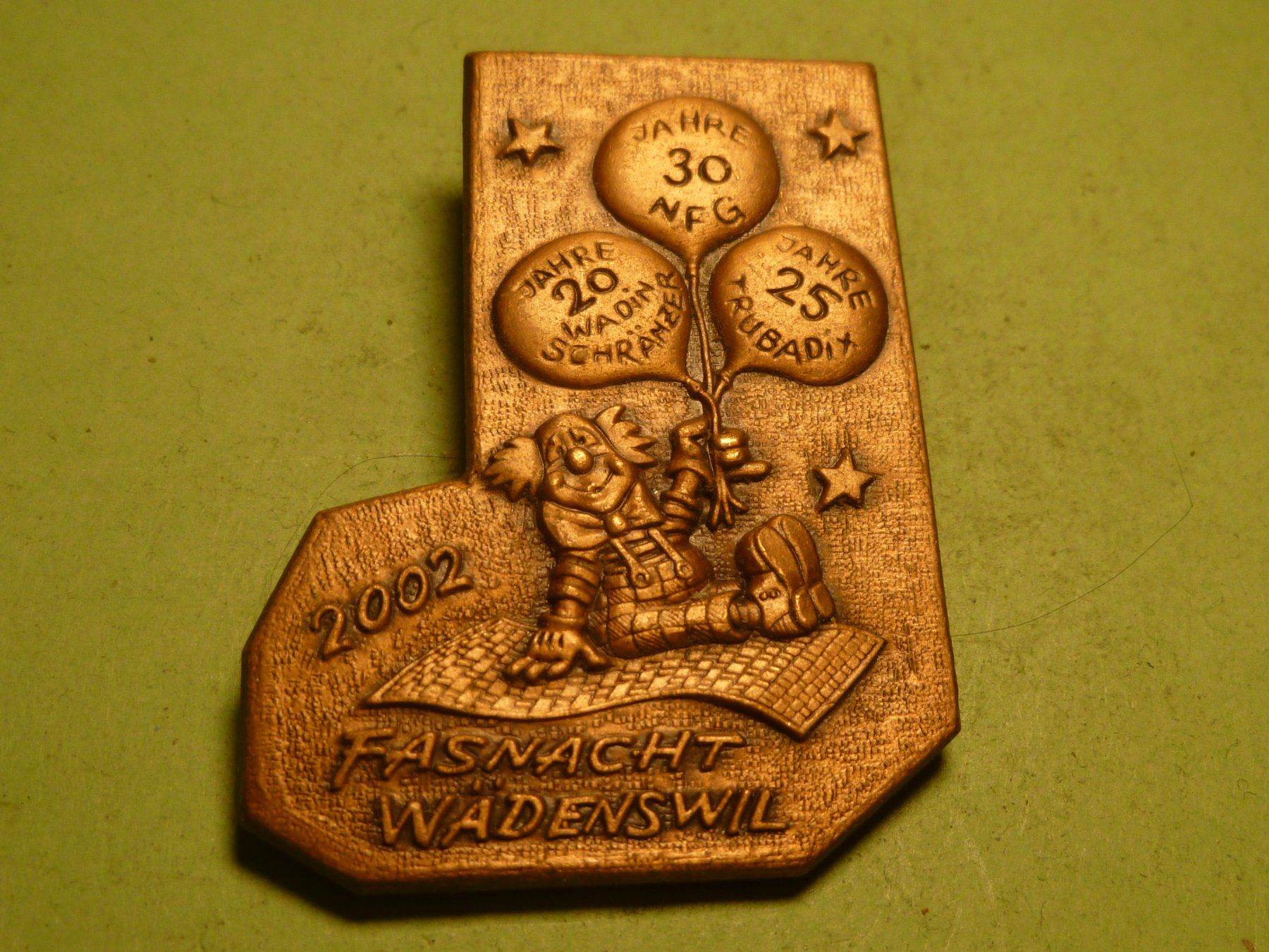 Plaketten & Abzeichen: WÄDENSWIL 2002 BRONZE – Gebraucht aus Ried (Muotathal) von Mandarin02