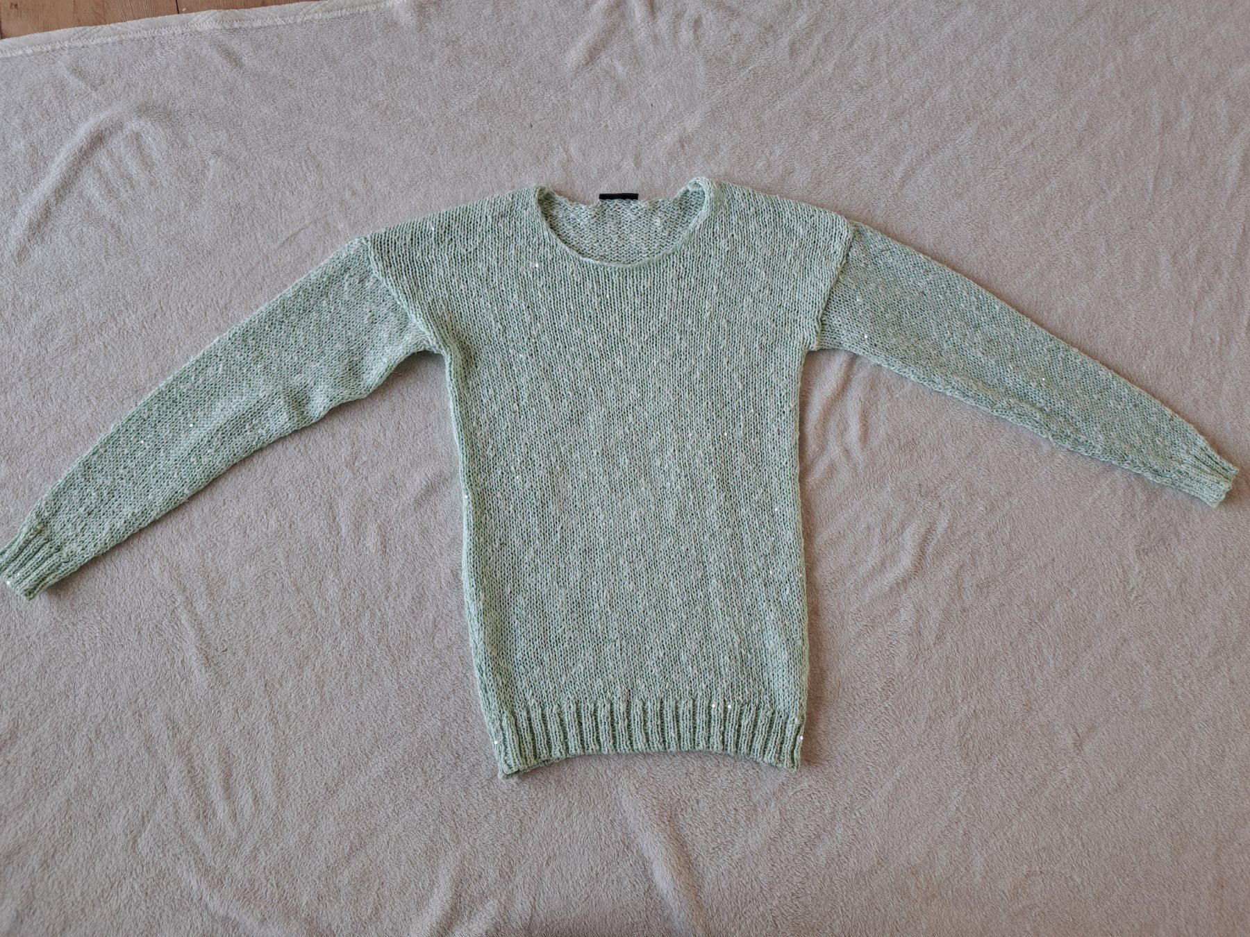 C&A Maglioni & Felpe: Yessica Damenpullover Gr. S mint Glitzerpulli – Usato da Gysenstein venduto da joshuas81 2