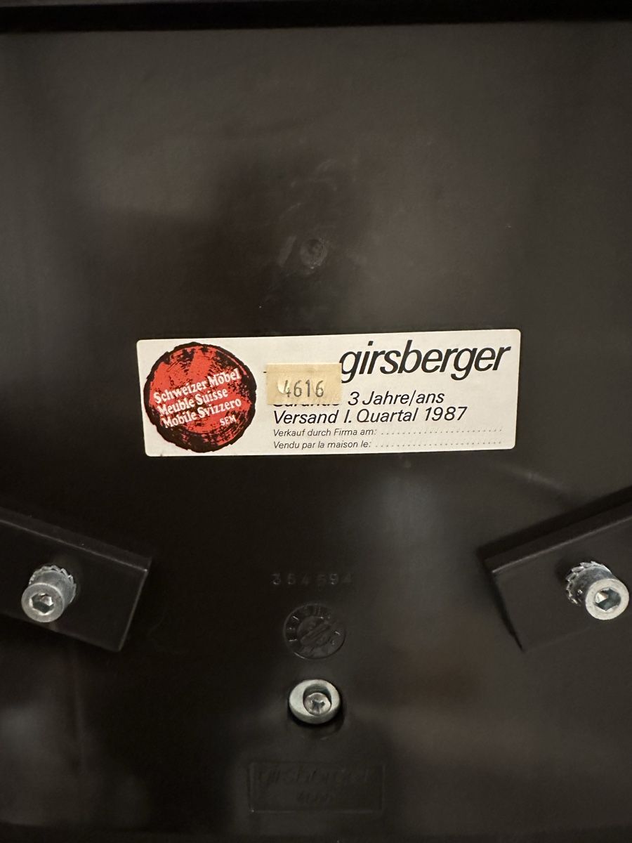 Girsberger Sedie: 4er-Set Girsberger Stühle Freischwinger 1987 – Usato da Dagmersellen venduto da Kimchen2012 7