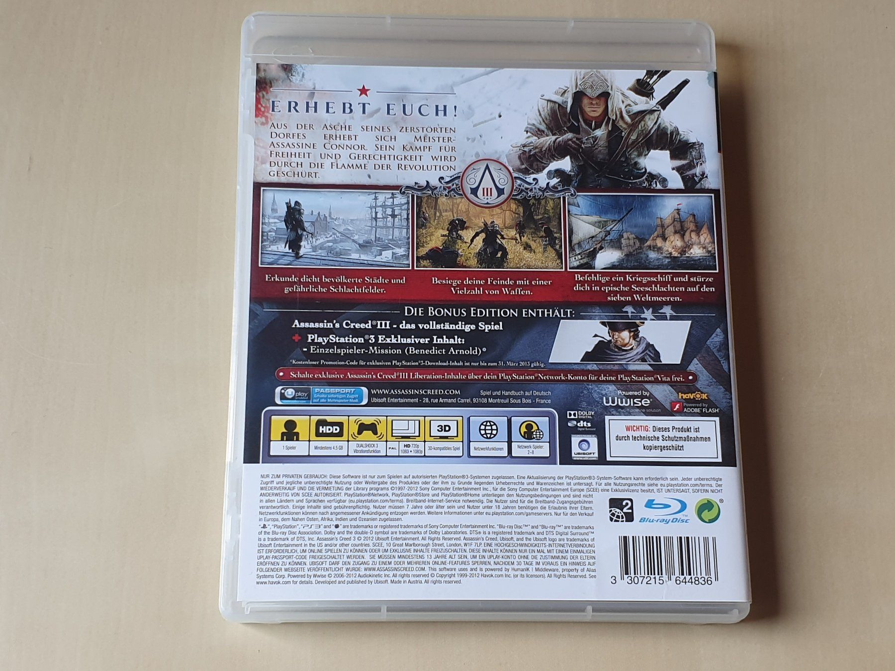 Sony Spiele: Assassins Creed III – Gebraucht aus Stansstad von collectorsshop 1