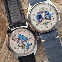 TOM & JERRY, DR. SLUMP SEIKO ALBA QUARTZ 1980er Jahre Japan 