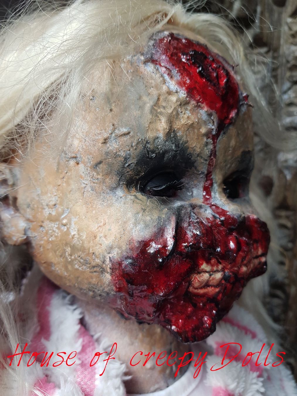 Tutte le decorazioni: HALLOWEEN/ HORROR  ZOMBIE MÄDCHEN – Nuovo (secondo la descrizione) da Root venduto da LifestyleAccessoires 3