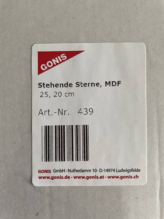 Gonis Kits de loisir créatif: Gonis " stehende Sterne" – Neuf avec emballage d'origine à Schwellbrunn par N_adine-92 1