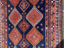 Perser Teppich Ghashghaie mit Natur Farbe