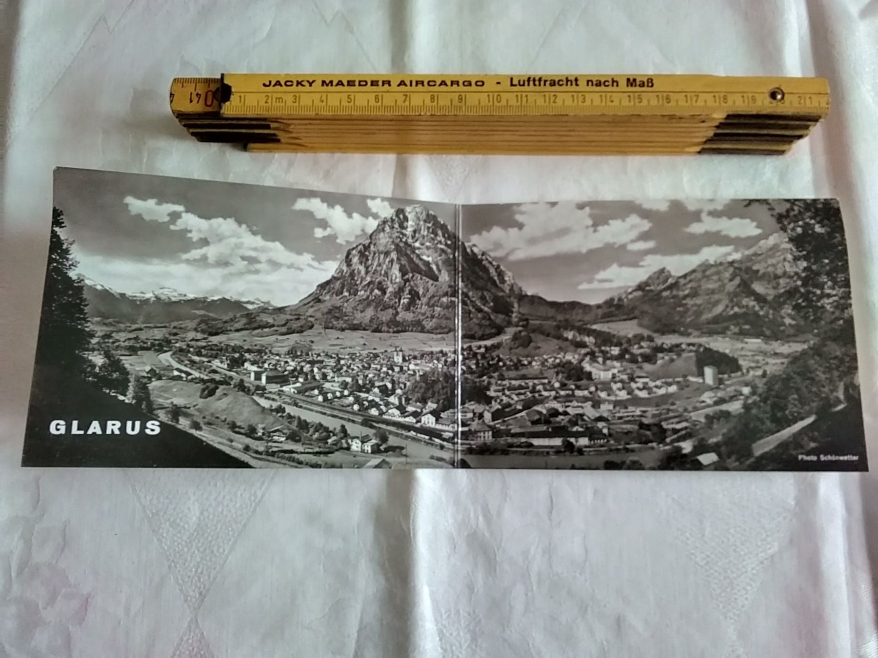 Cartoline postali: GL Glarus Panoramakarte – Usato da Appenzell venduto da lama19 1