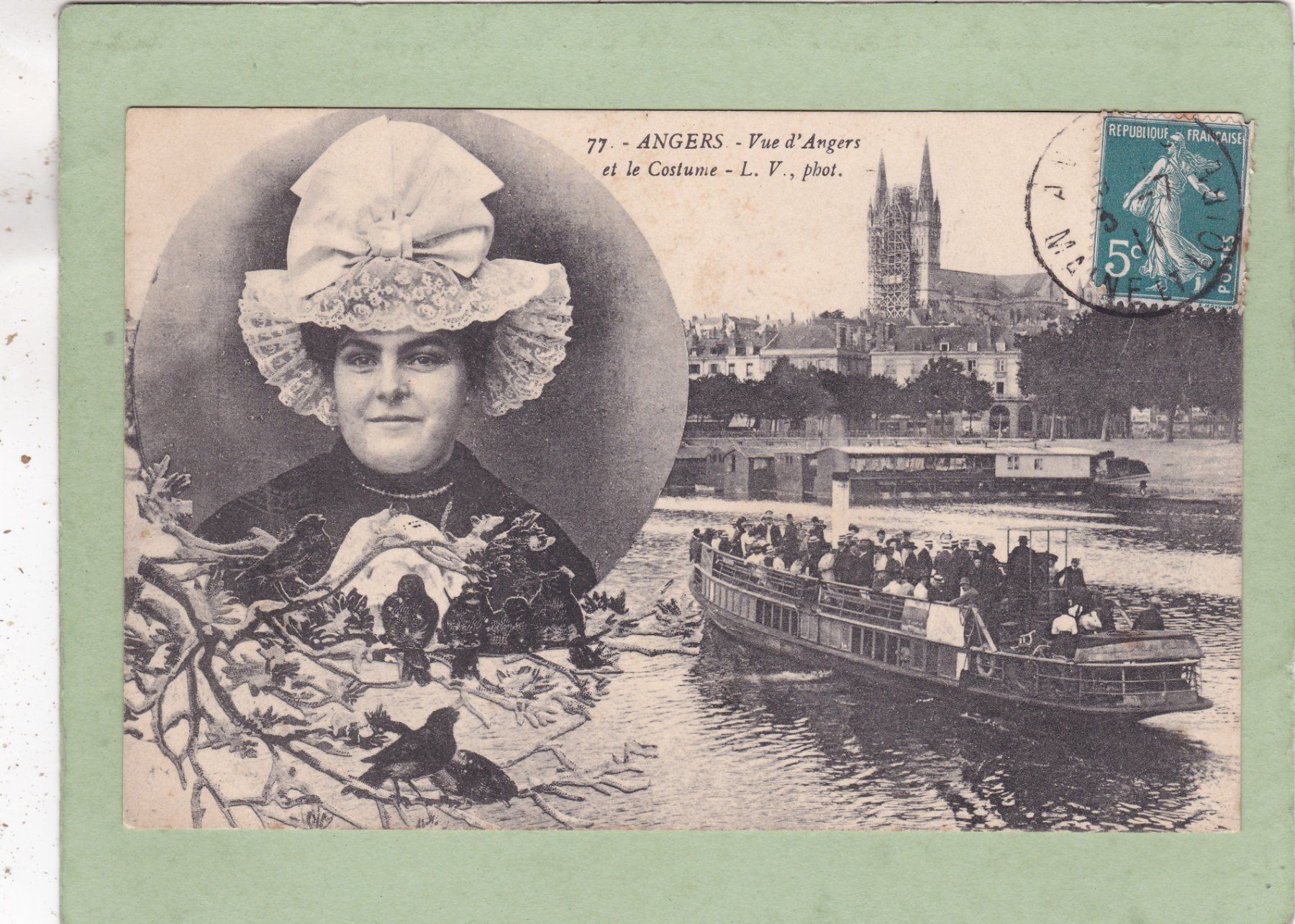 Cartoline postali: Frankreich Angers 1911 – Usato da Herisau venduto da Lisegrat2008