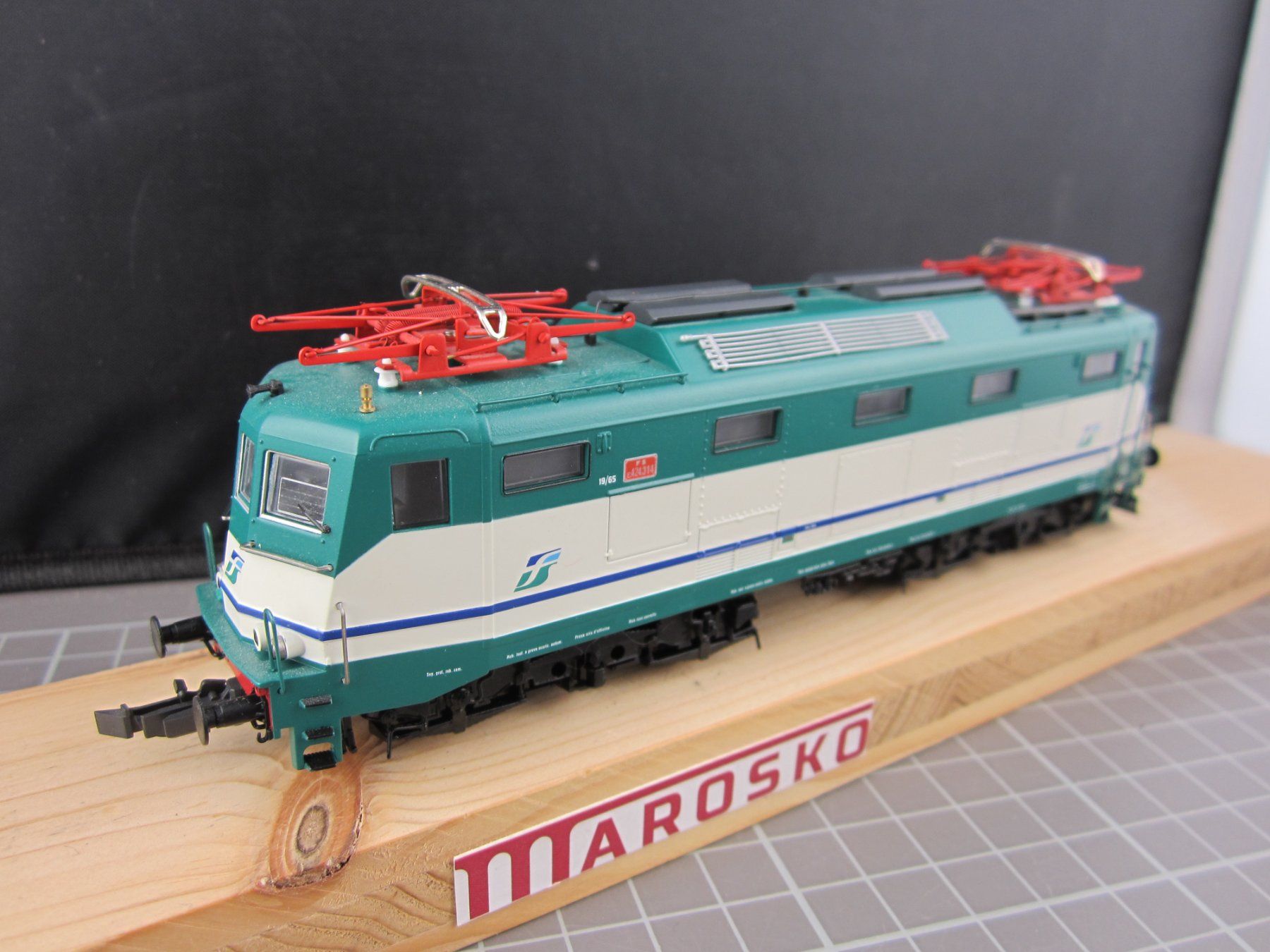 Rivarossi Modellini di ferrovie: Rivarossi HR2002 FS E424 XMPR, mit OVP, DC – Usato da Malters venduto da Marosko 3