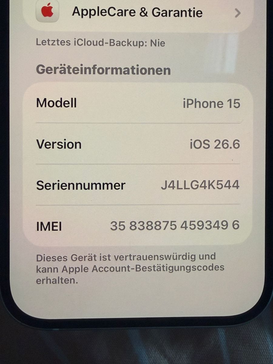 Apple Handys / Smartphones: Iphone 15 128 Gb – Gebraucht aus Widnau von Orca007 6