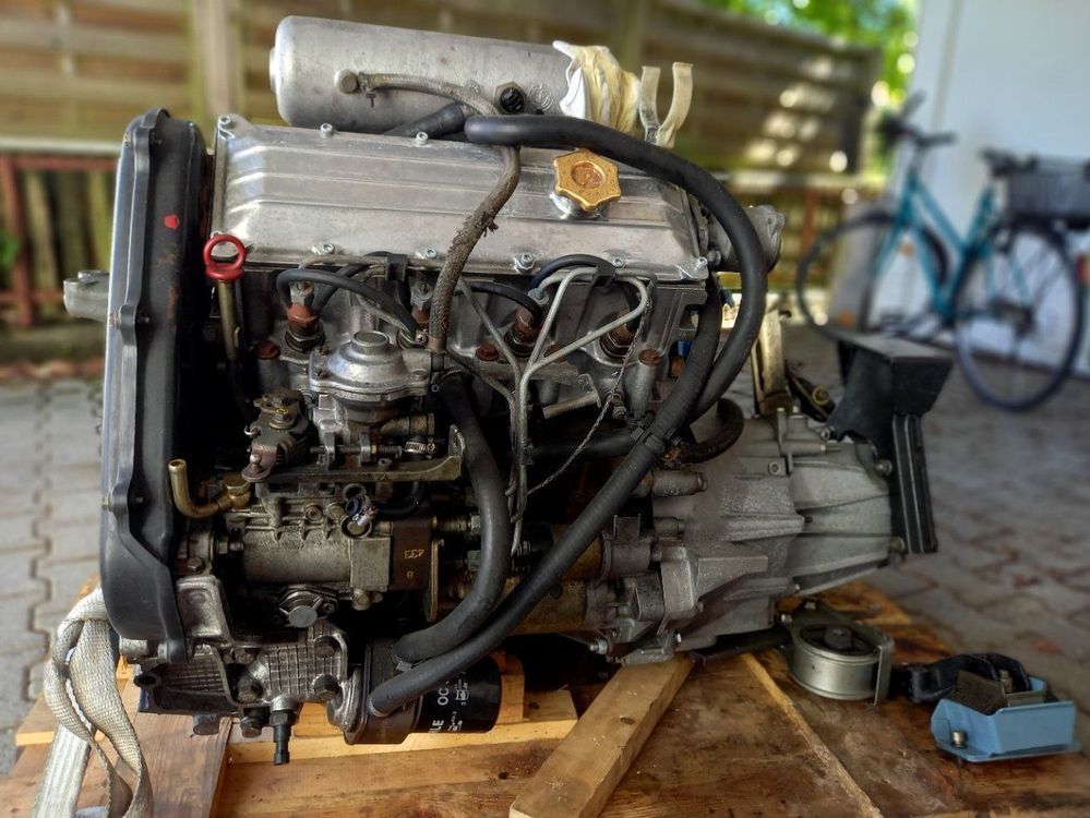 Fiat Motor 1.9 TD mit Getriebe Komplett Revidiert ( 8000 Km)