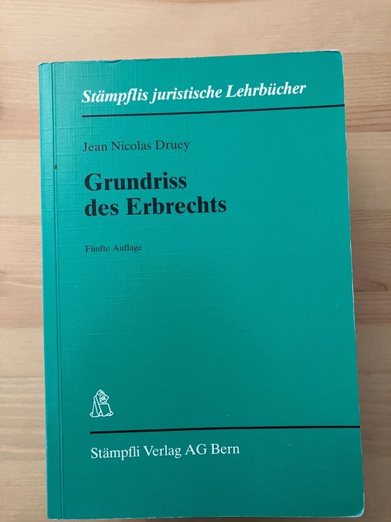 Grundriss Des Erbrechts | Kaufen Auf Ricardo