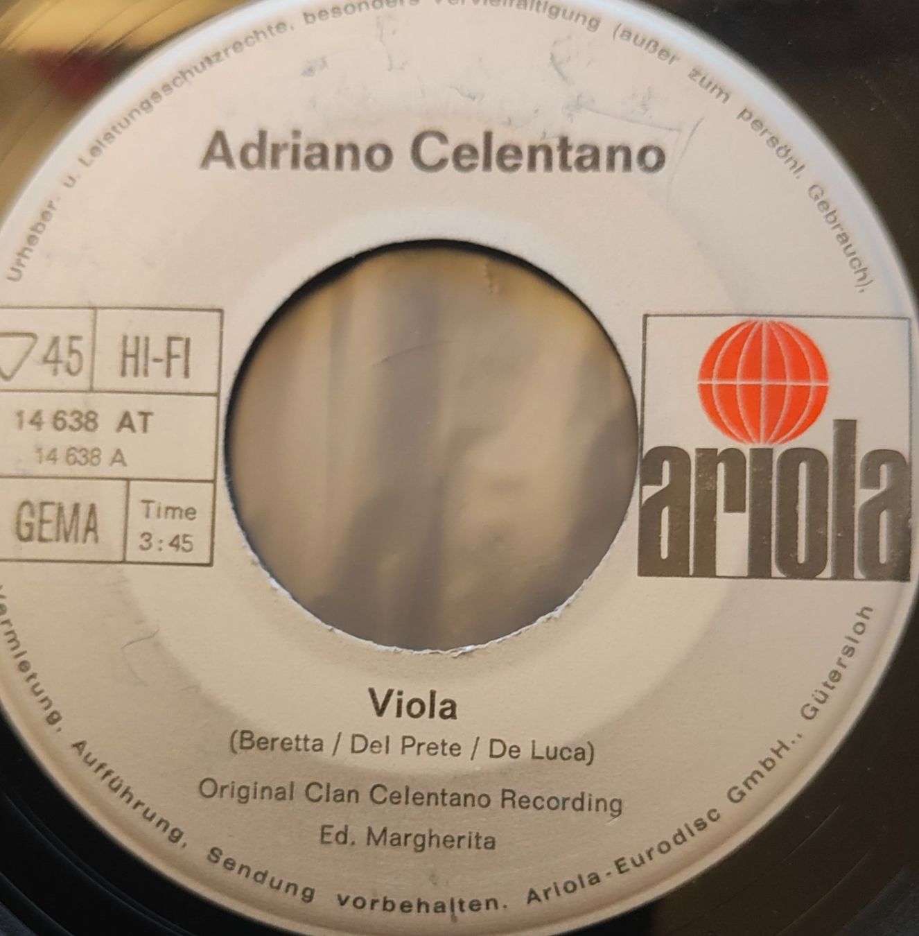 Vinyles: Vinyl-Single Adriano Celentano - Viola – D'occasion à Langenthal par Modo39