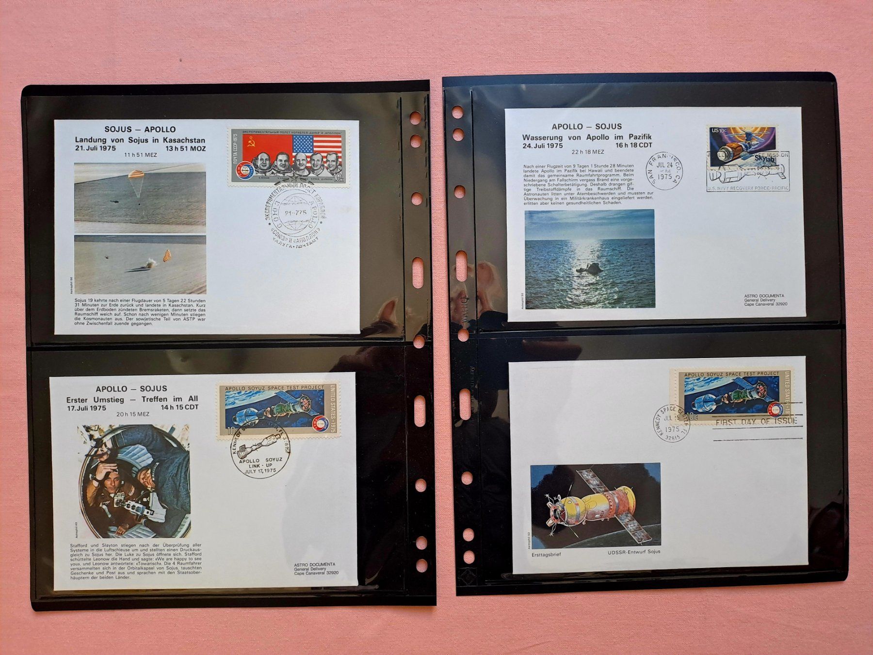 Tutti i francobolli: hübsche Sammlung Flugbriefe USA 1969 - 1977 – Usato da Ostermundigen venduto da pedru8 7