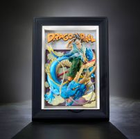 Dragon Ball Z Tamashii Relief Picture Son Goku & Dragon 27cm