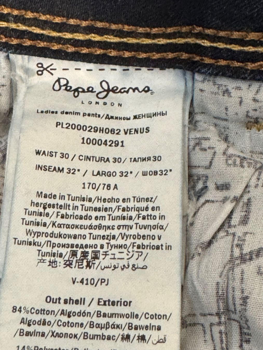 Pepe Jeans Jeans: Pepe Jeans Venus Gr. 30/32 – Nuovo (secondo la descrizione) da Zäziwil venduto da blackpearl 6