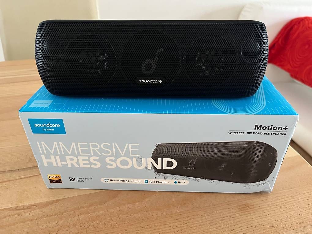Soundcore Haut-parleurs: Anker Soundcore Motion Plus Bluetooth Lautsprecher – Neuf (Voir description) à Hirzel par mak_9tmr