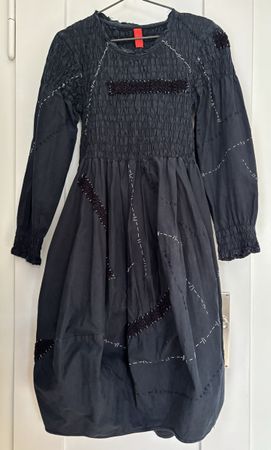 Ewa i Walla AW09 Dress, Size XS, Vintage Black