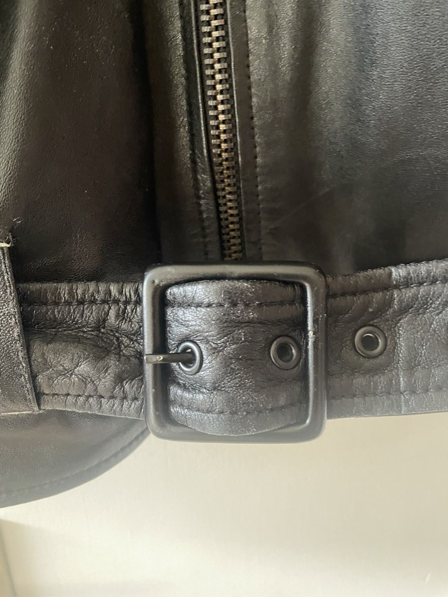 Schott Giacche: Schott Lederjacke schwarz Lammleder Grösse L – Usato da Tamins venduto da Riiber 5
