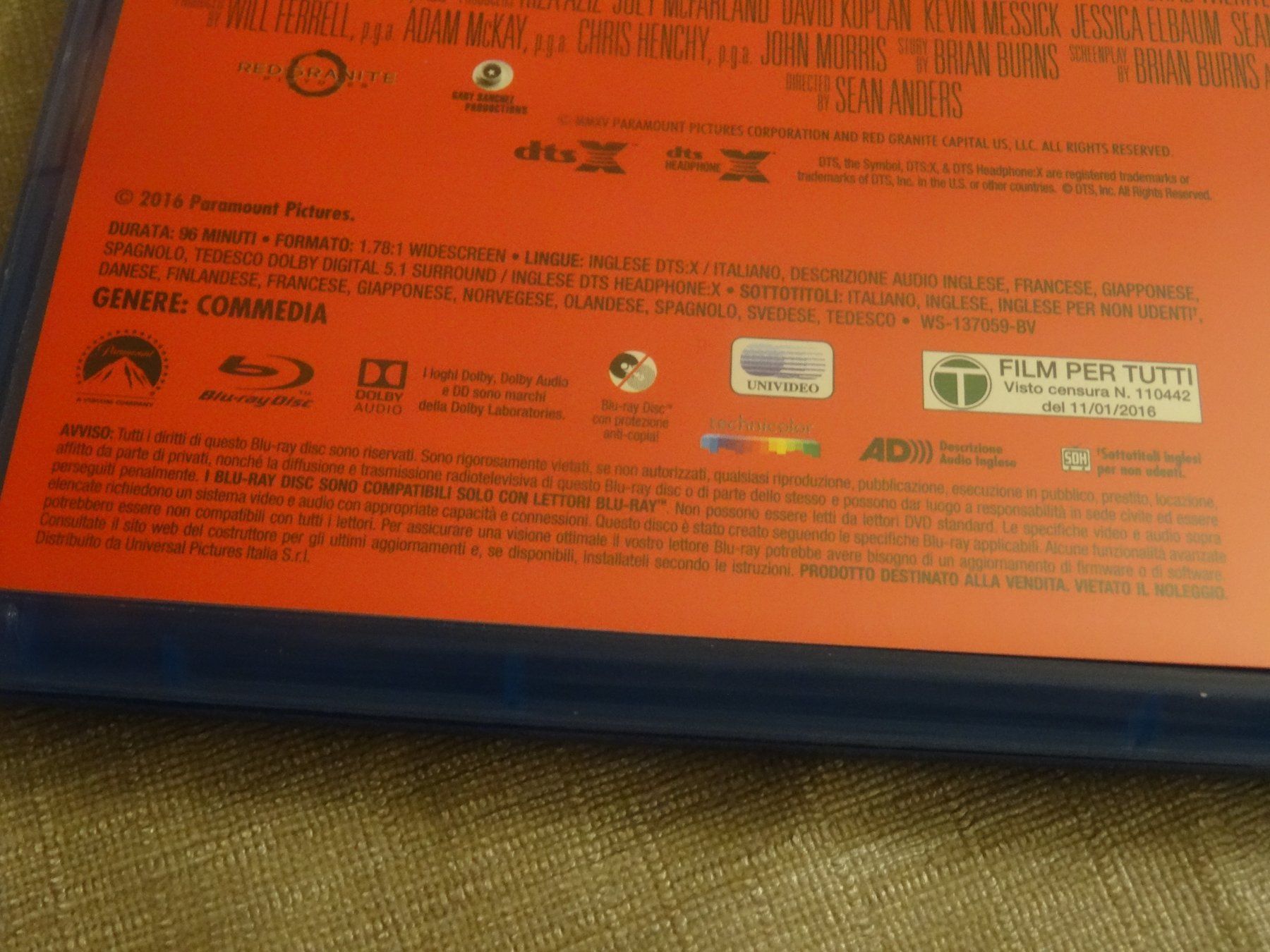 Tutti i DVDs: Daddy's Home BLU-RAY – Usato da Olten venduto da Disc-Verkauf 3