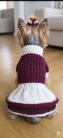 🐶 Handgemachte Hundekleid aus Wolle – Grösse L