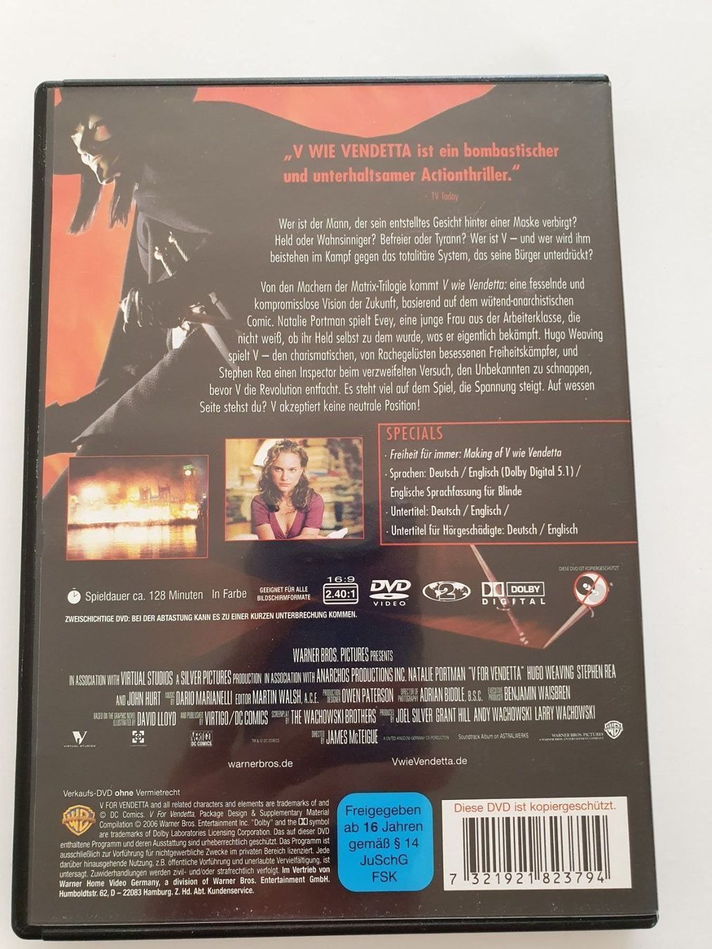 Tutti i DVDs: V wie Vendetta – Usato da Oberdorf BL venduto da BaldenEagle 1
