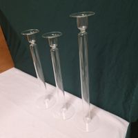 Versand möglich. Sehr originelle Glas Kerzenständer