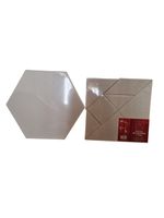 Puzzle Keilrahmen Set & Sechseck Leinwand Neu & OVP