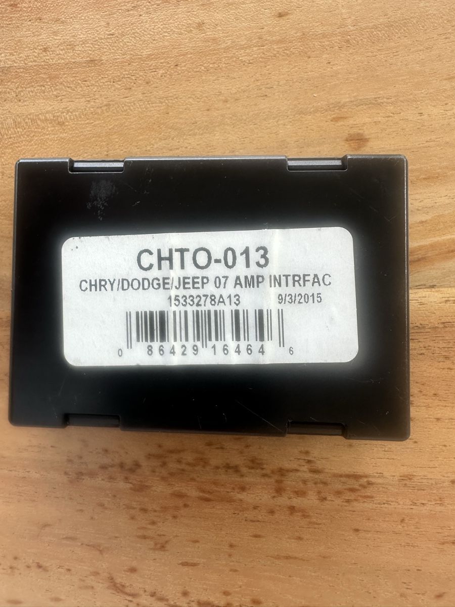 Chrysler Accessori per altri veicoli: Axxess CHTO-013 07 Amp Interface neuwertig – Usato da Birrwil venduto da Hollhan1 1