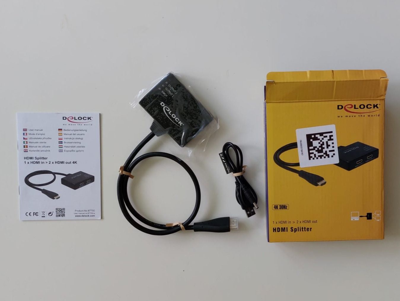 Adattatori: DeLock HDMI Splitter 4K 30Hz – Nuovo e nell'imballaggio originale da Ebikon venduto da henry76
