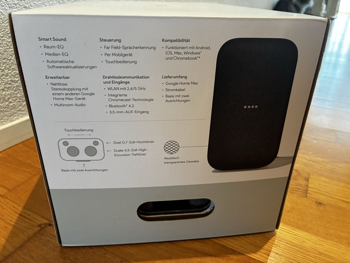 Google Lautsprecher: Google Home Max  – Gebraucht aus Wangen sz von ms1_k9x8 1