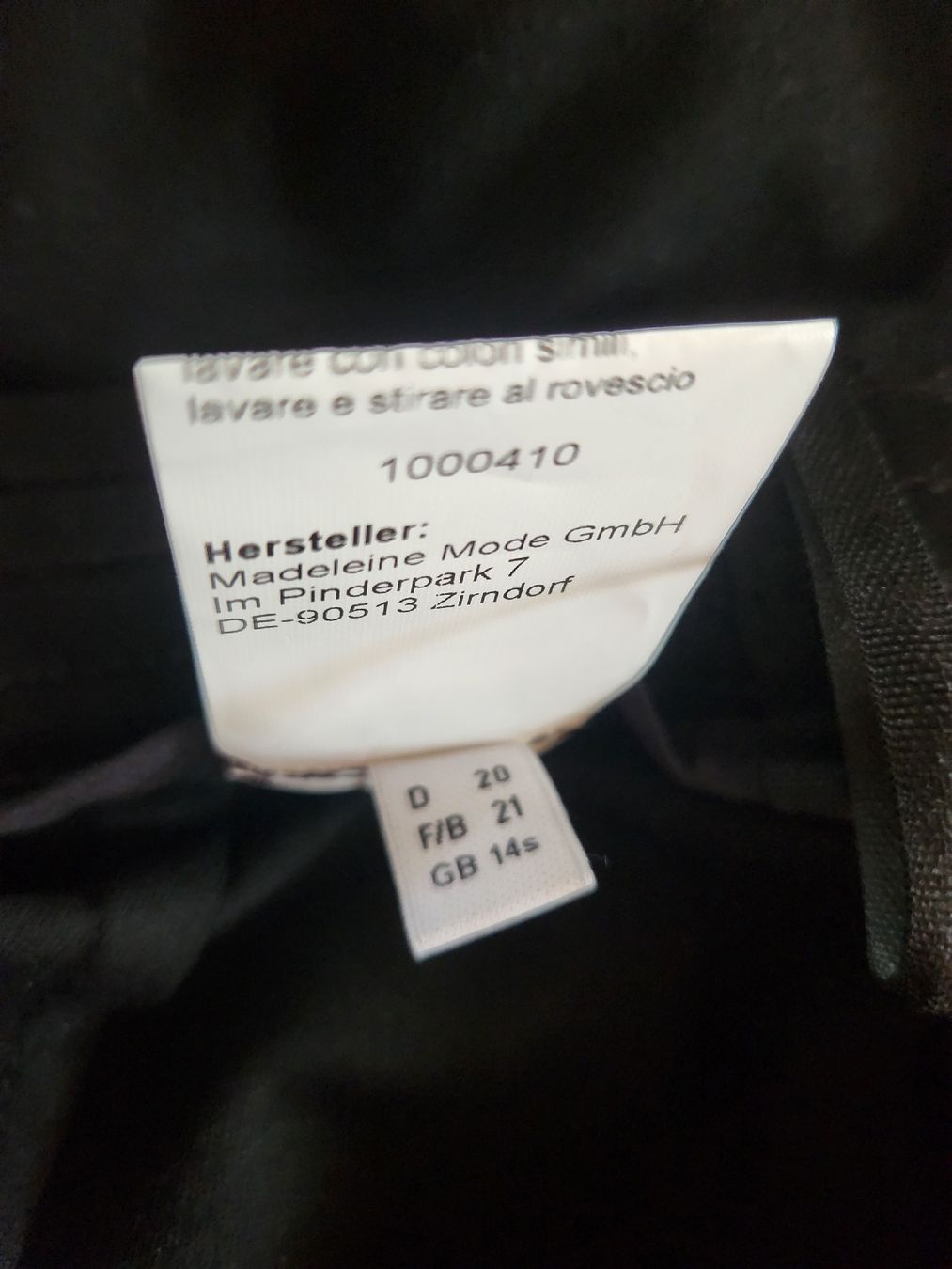 Madeleine Hosen: Pantalon noir Madeleine taille 38 – Gebraucht aus Niedergösgen von Eva2410 6
